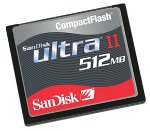 SanDisk 512Mb Compact Flash Card